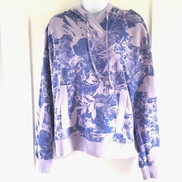 Columbia Womens French Terry Hoodie in Purple size Large - Picture 3 of 9